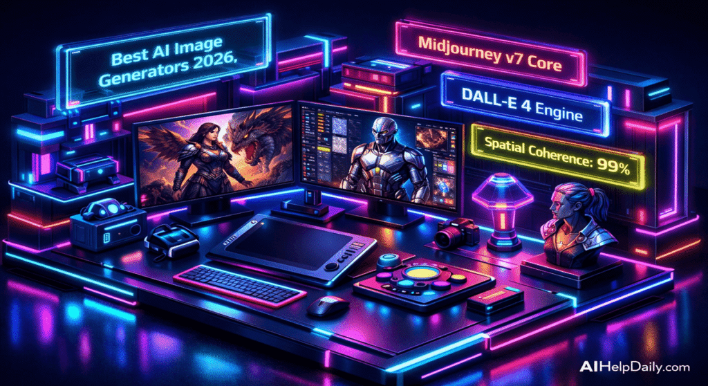 Best AI Image Generators: Comparing generative design engines and spatial consistency.