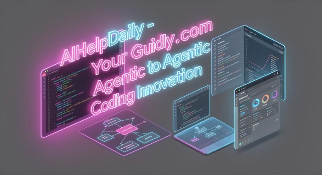 agentic ai coding framework: A software engineering IDE displaying autonomous multi-file refactoring, git commit synthesis, and terminal execution loops.