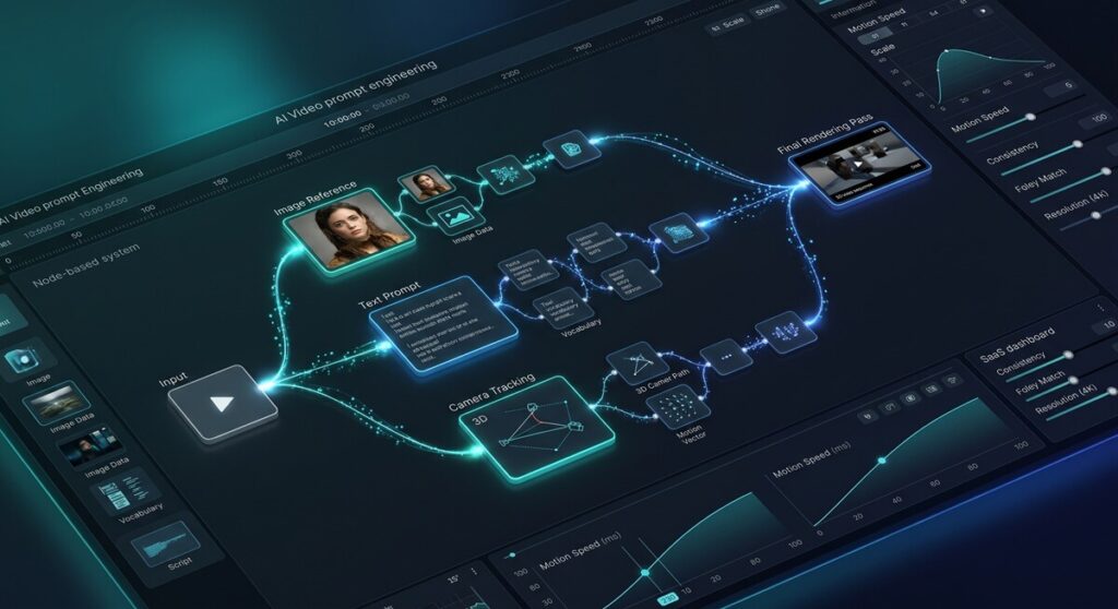 AI video model comparison dashboard: Kling AI 3.0, OpenAI Sora, and Runway Gen-4 performance and feature benchmark metrics on screen.